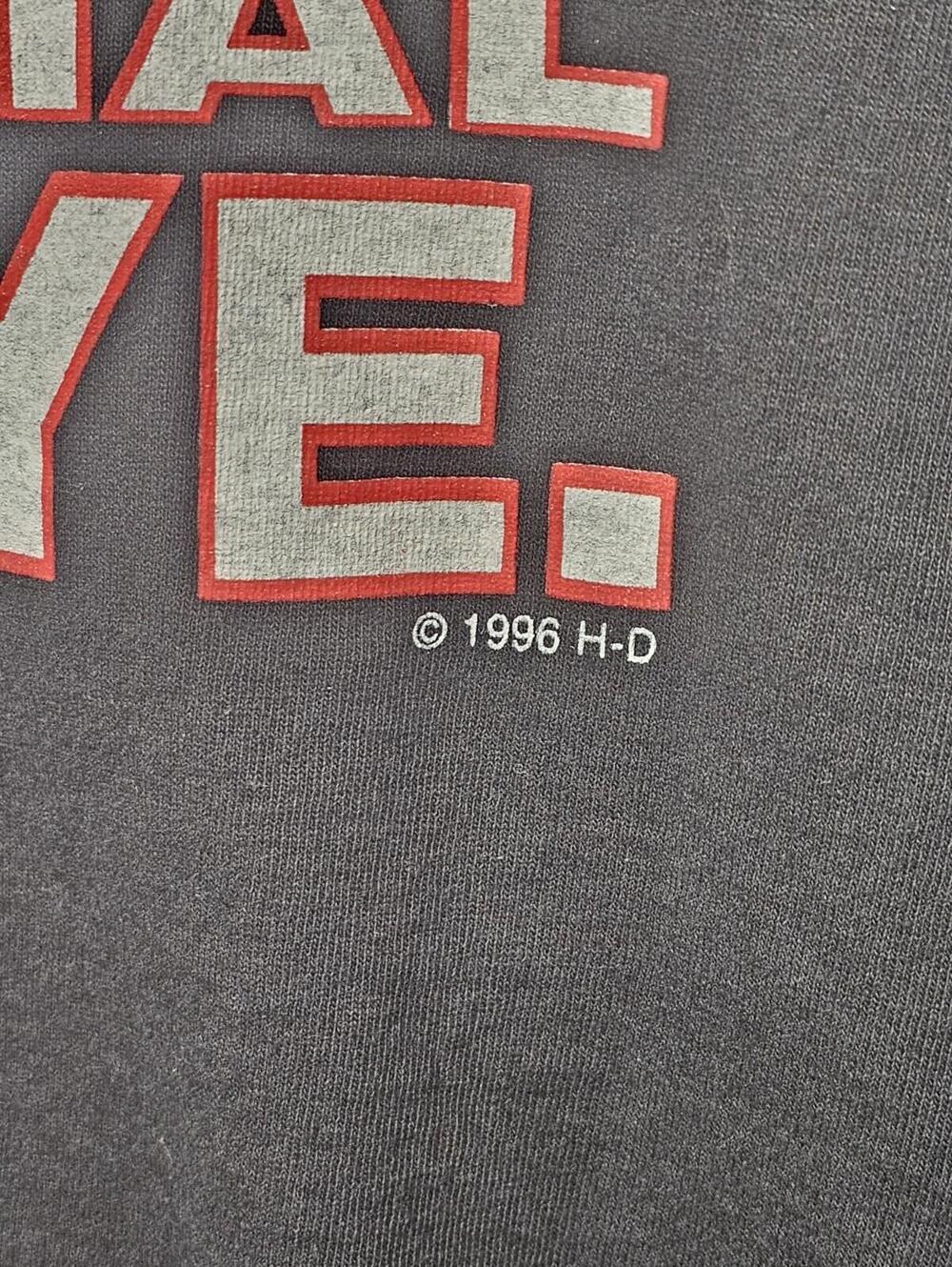 Vintage 1996 Harley Davidson Mens XL Kiss Normal Good-Bye T-shirt USA - Picture 8 of 11